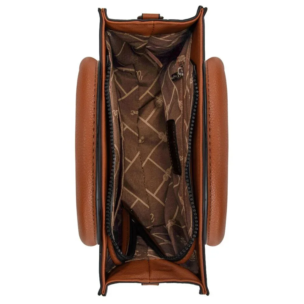 NWT Wrangler Tote Bag, Designer Satchel Handbag, Top-handle, Strap Antique Brown - Picture 3 of 4